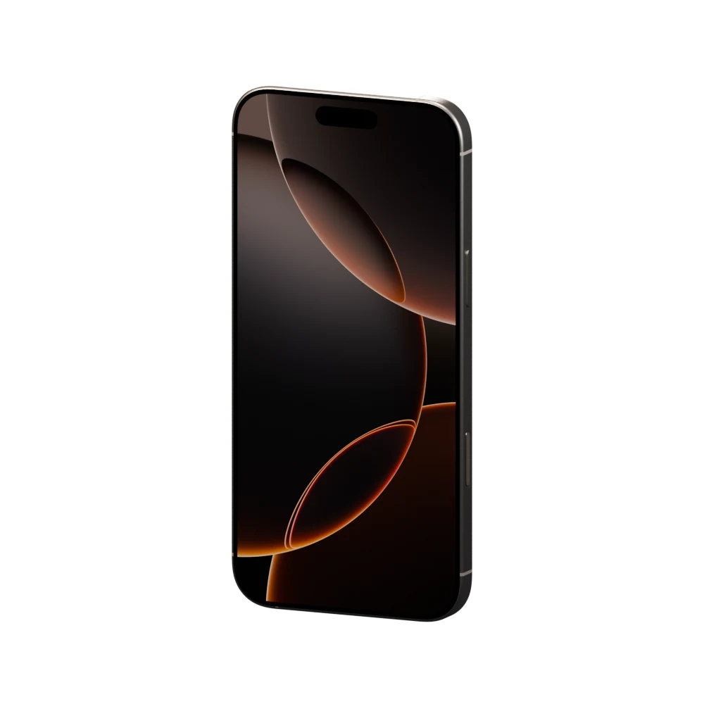 iPhone 16 Pro Max, three-quarter view