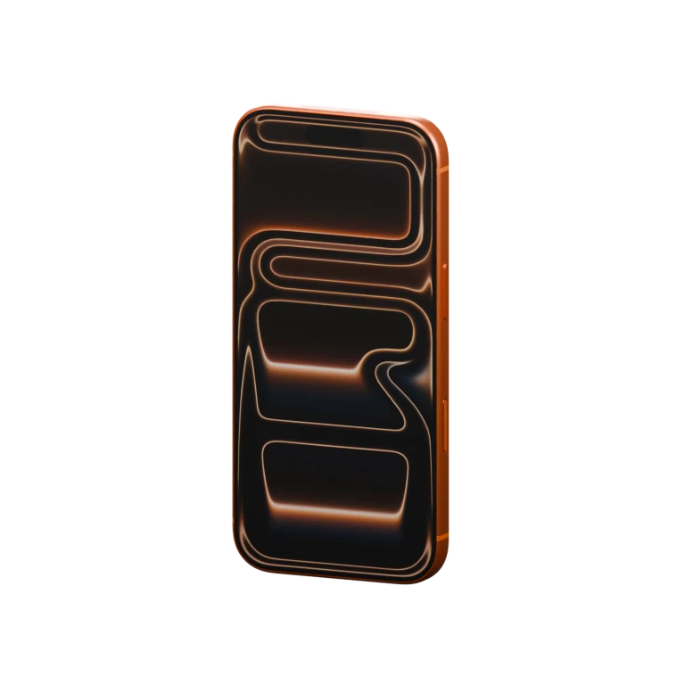 iPhone 17 Pro, three-quarter view